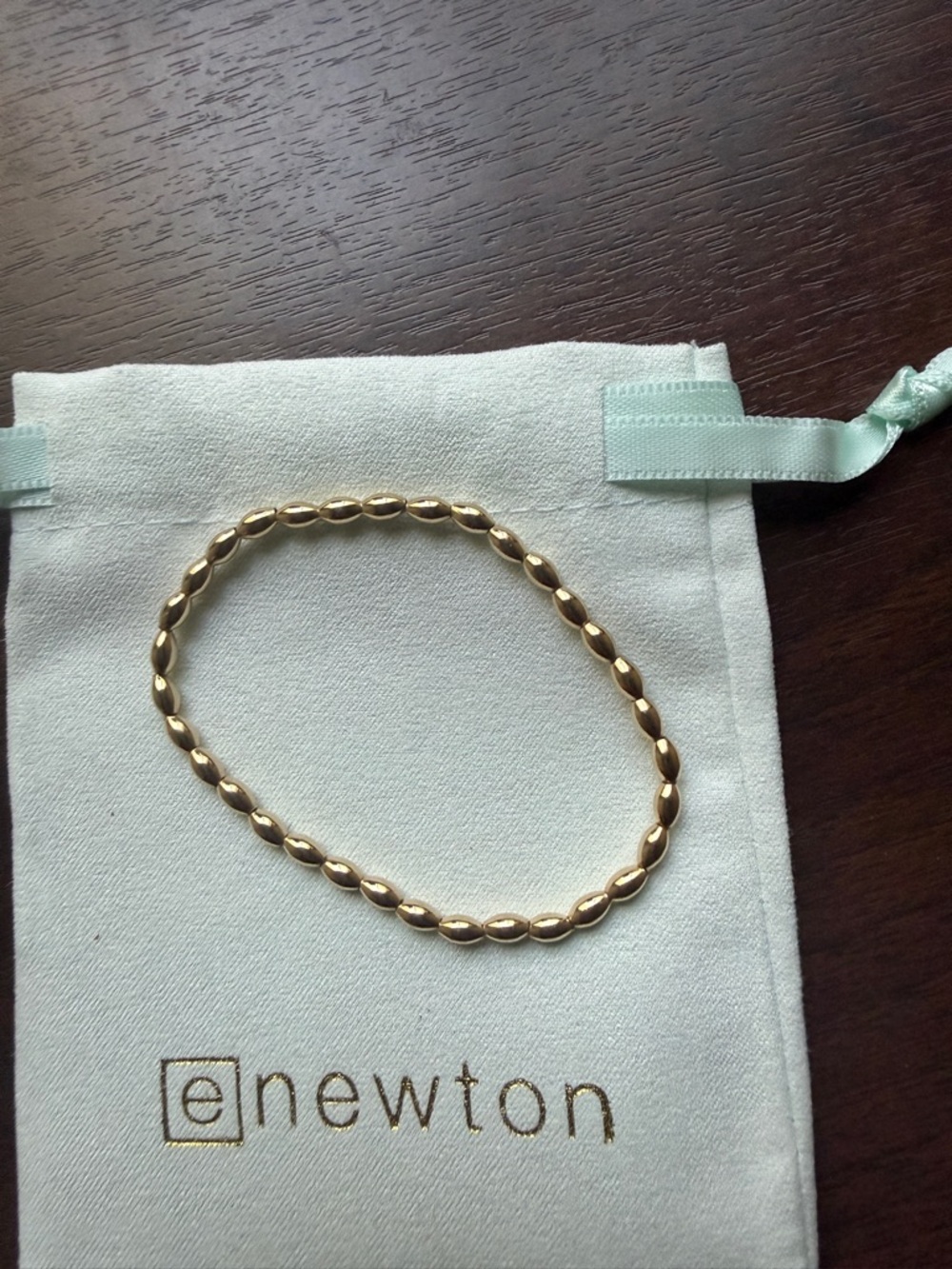 Enewton Gold Bead Stretch Bracelet - Gold